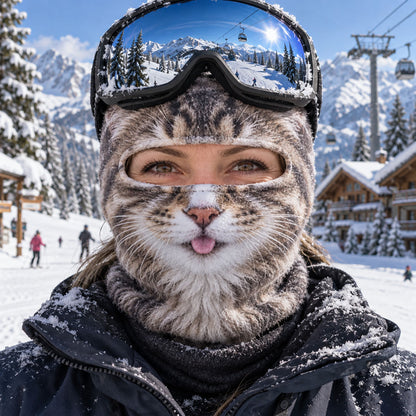The Ski Kitty Collection Funny Ski Mask NCU0TZL012