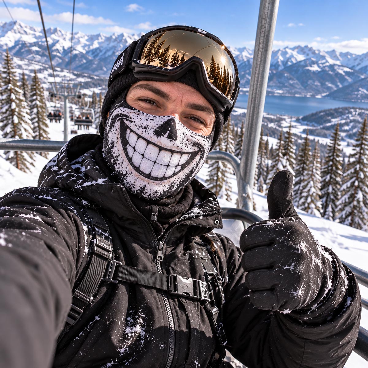 Too Cool To Care Ski Mask NCU0TZL07