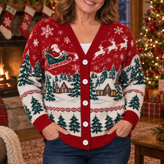 Sleigh Claus Cardigan TZL0HH0058