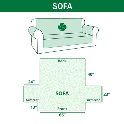 Cat Library Quilted Sofa Cover NCU0TD2573