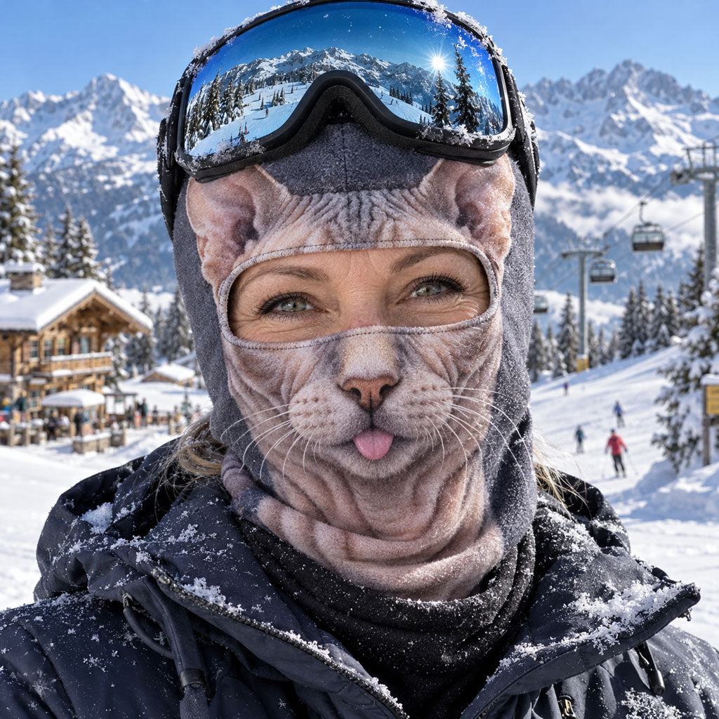 The Ski Kitty Collection Funny Ski Mask NCU0TZL012