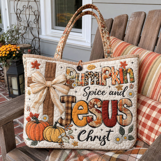 Spice of His Grace Quilted Classic Tote Bag TZL0PT0017