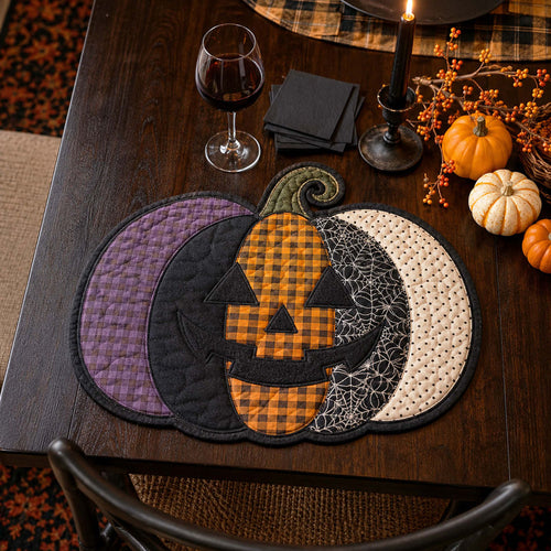 Spooky Season Custom Shape Quilted Placemat SN0TD009