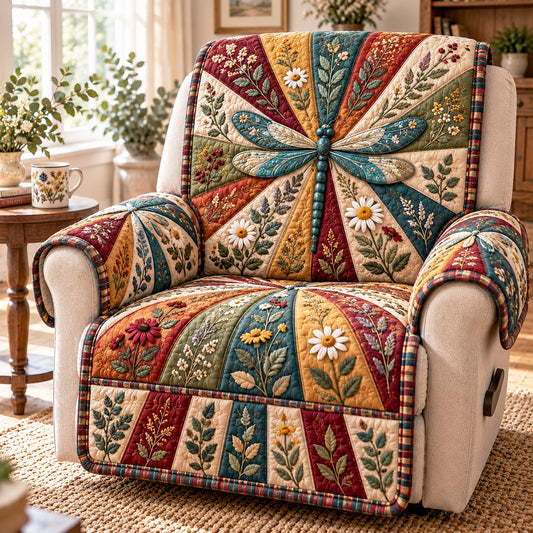 Starburst Dragonfly Wings Quilted Sofa Cover TZL0TD346