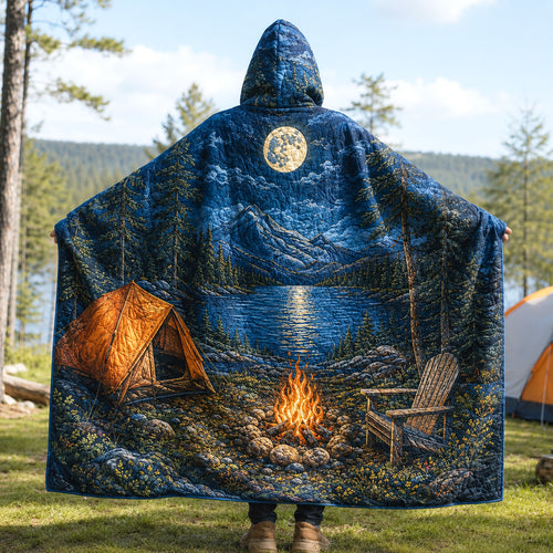 Starlit Retreat Quilted Hooded Blanket TZL0TV030