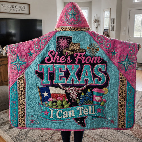Texas Country Queen Quilted Hooded Blanket TZL0PT0115