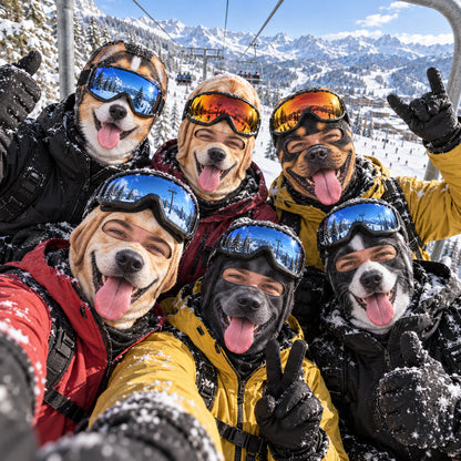 The Happy Howlers Funny Ski Mask NCU0TZL014