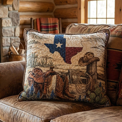 The Rustic Rodeo Quilted Pillow Case NCU0PT11734