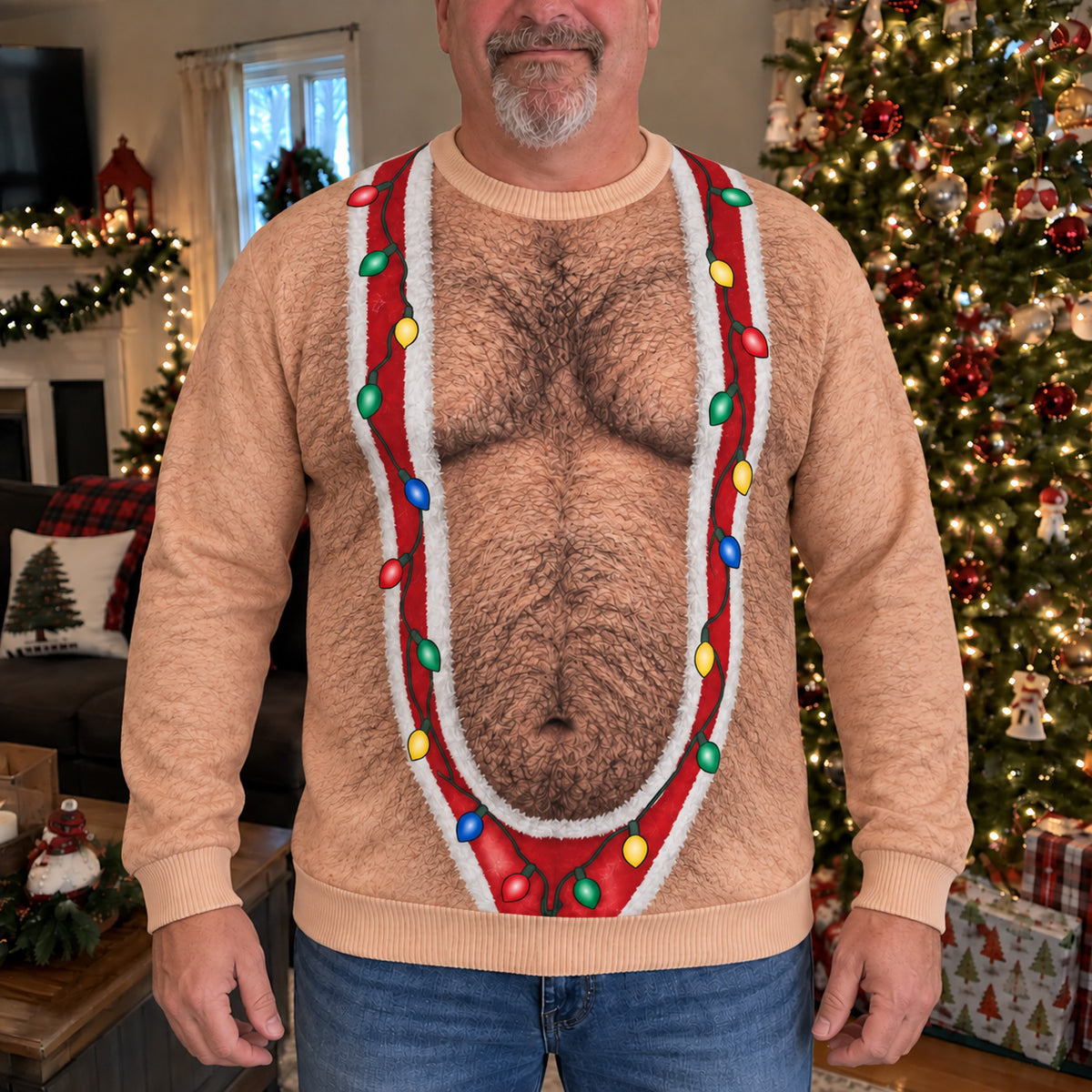 Tinsel Belly Personalized Ugly Sweatshirt TZL0TV073