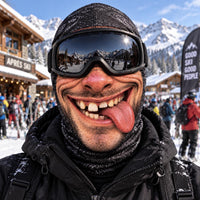 Tongue Out Funny Ski Mask TZL0DV202