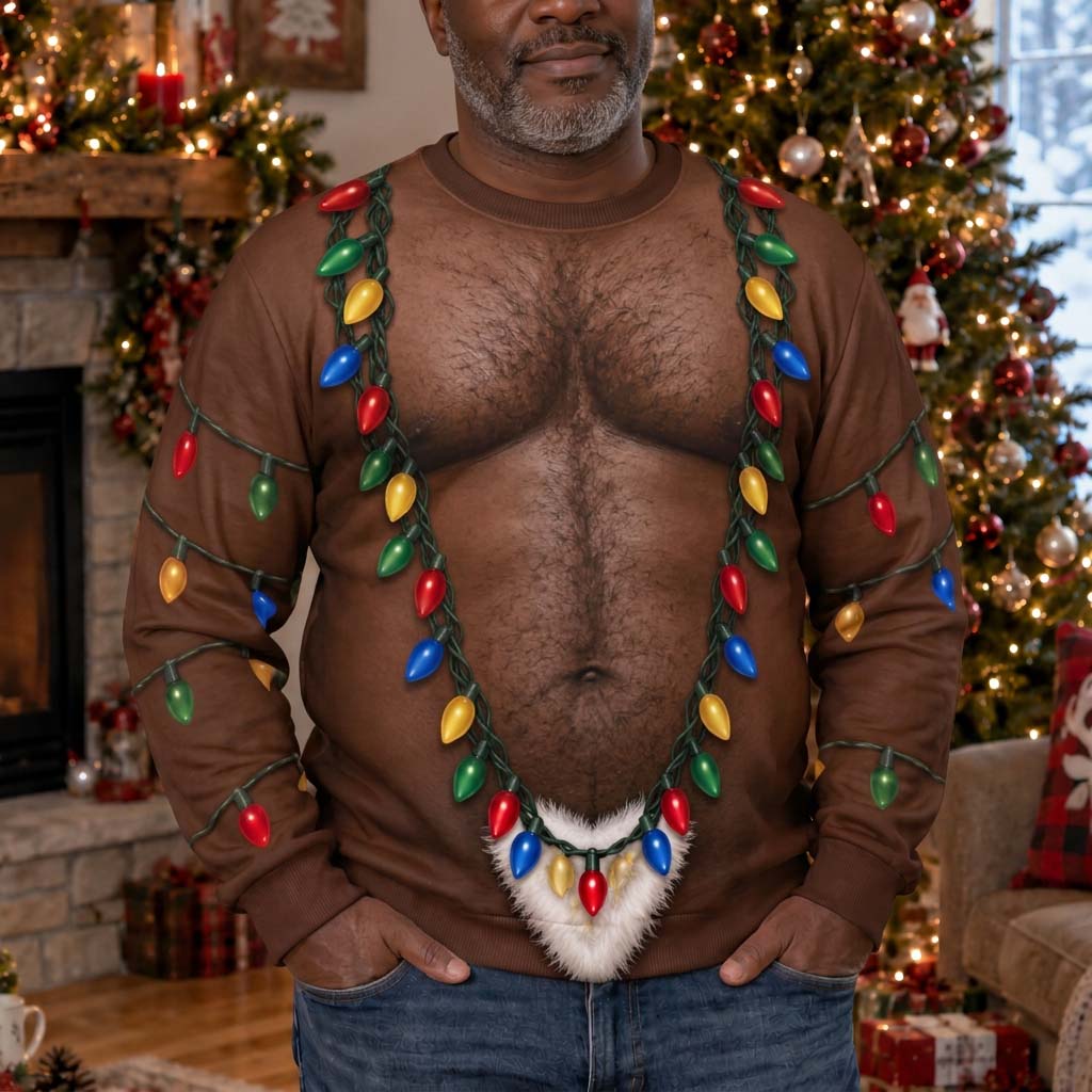Twinkle Holiday Personalized Ugly Sweatshirt TZL0HH0043