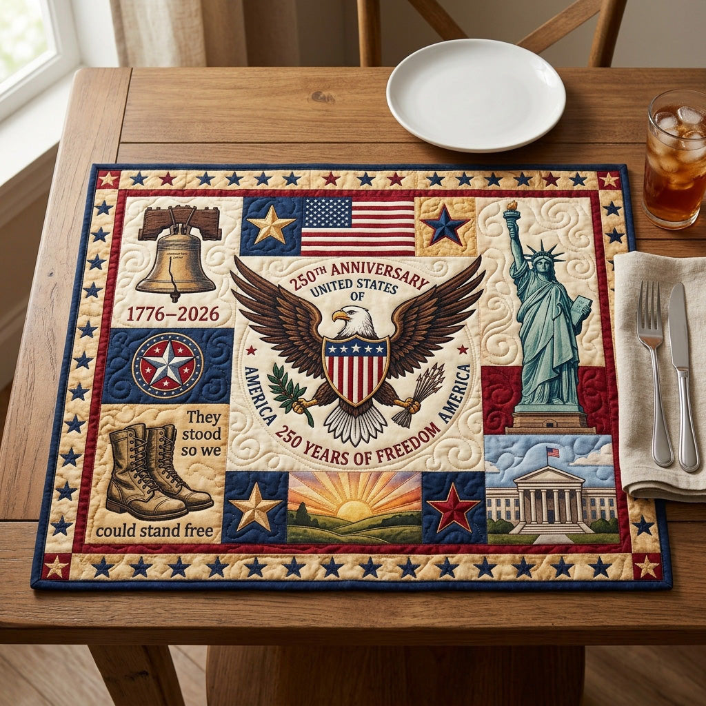 Union Crest Quilted Placemat NCU0TV1906