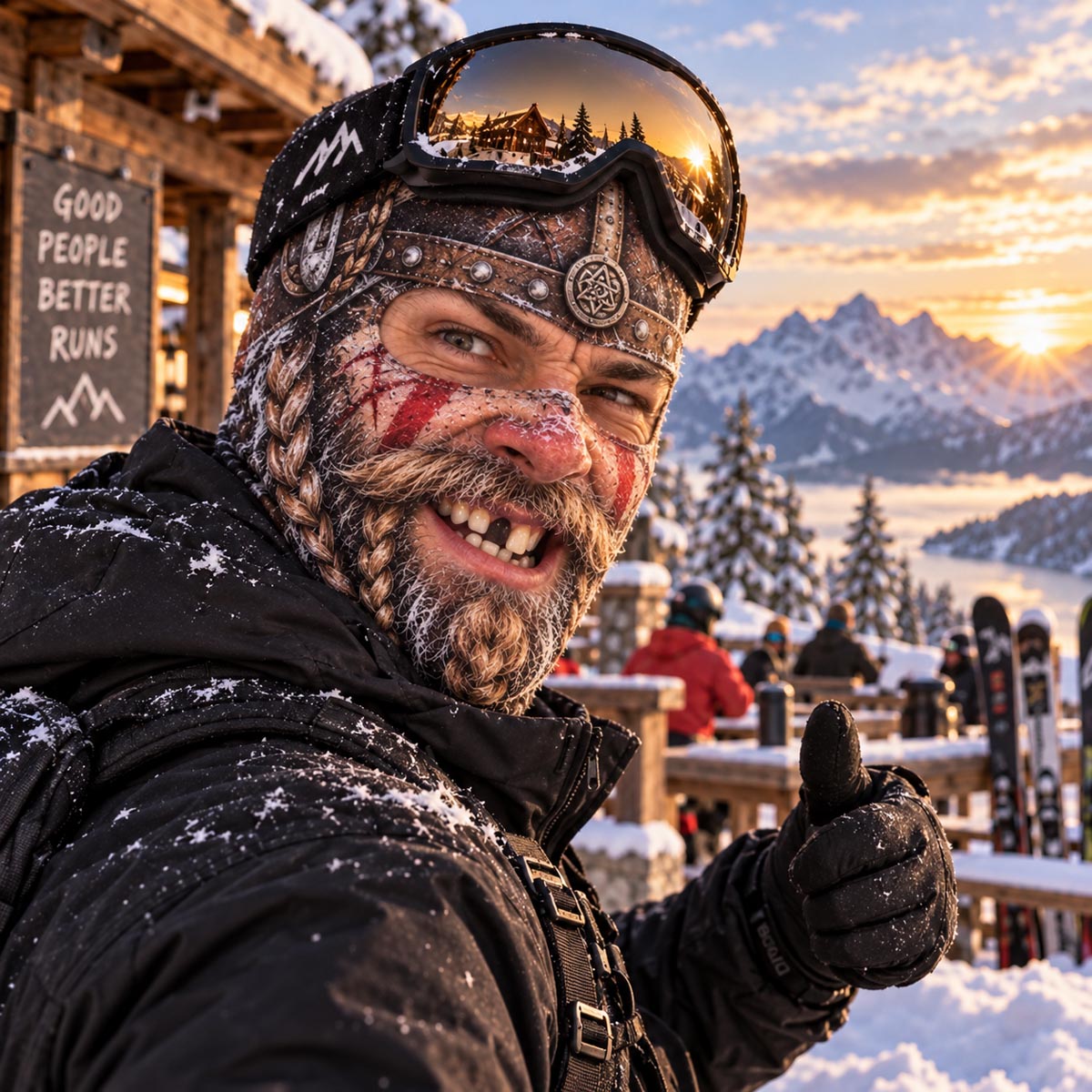 Viking Mode Activated Ski Mask NCU0TZL08