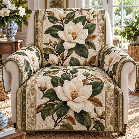 Vintage Magnolia Garden Quilted Sofa Cover TZL0DV515