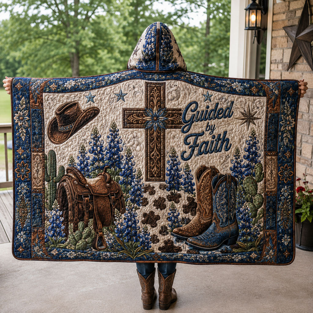 Western Star Trail Quilted Hooded Blanket TZL0PT0119
