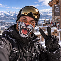 Wild Tiger Grin Funny Ski Mask TZL0DV236