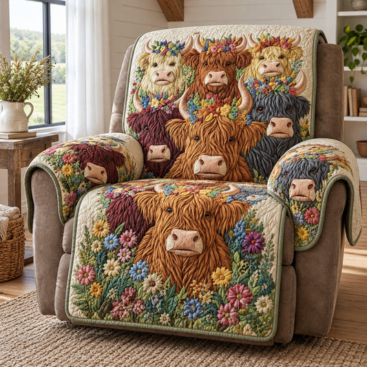 Wildflower Herd Quilted Sofa Cover TZL0PT0773