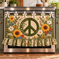 Wildflower Wreath Peace Oven Curtain TZL0HH0221