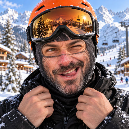 Crazy Faces on the Slopes Funny Ski Mask NCU0TZL10