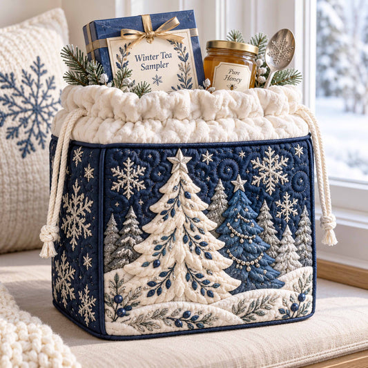 Winter Cheer Quilted Gift Basket TZL0TD177