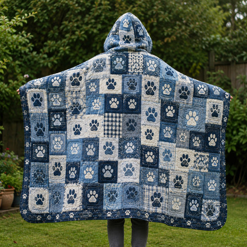 Winter Paws Quilted Hooded Blanket TZL0TV010