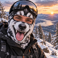 Wolf Pup Funny Ski Mask TZL0DV212