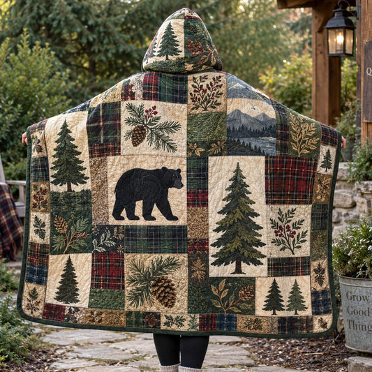 Woodland Heritage Quilted Hooded Blanket TZL0TV037