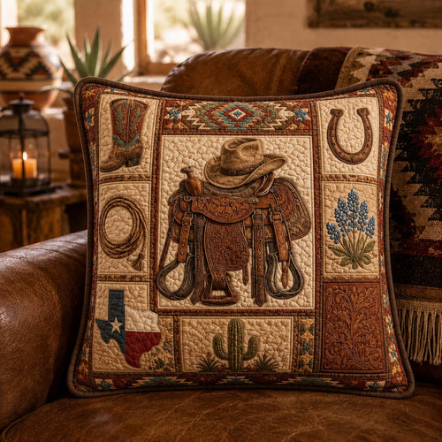 Cowboy Legacy Quilted Pillow Case NCU0QD035