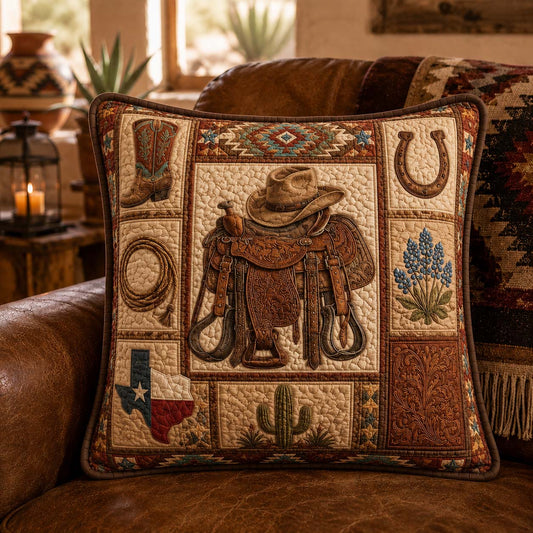 Cowboy Legacy Quilted Pillow Case NCU0QD035