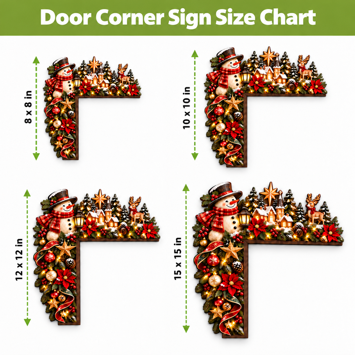 Christmas Door Corner Sign