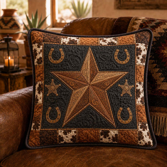Bronco Star Quilted Pillow Case NCU0QD039