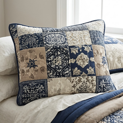 Vintage Patchwork Charm Quilted Bedding Pillow Case NCU0VL1005