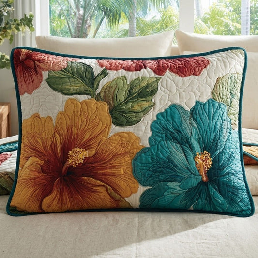 Bright Botanicals Quilted Bedding Pillow Case NCU0VL3458
