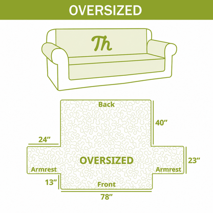 Deer Echo Quilted Sofa Cover NCU0DK10692