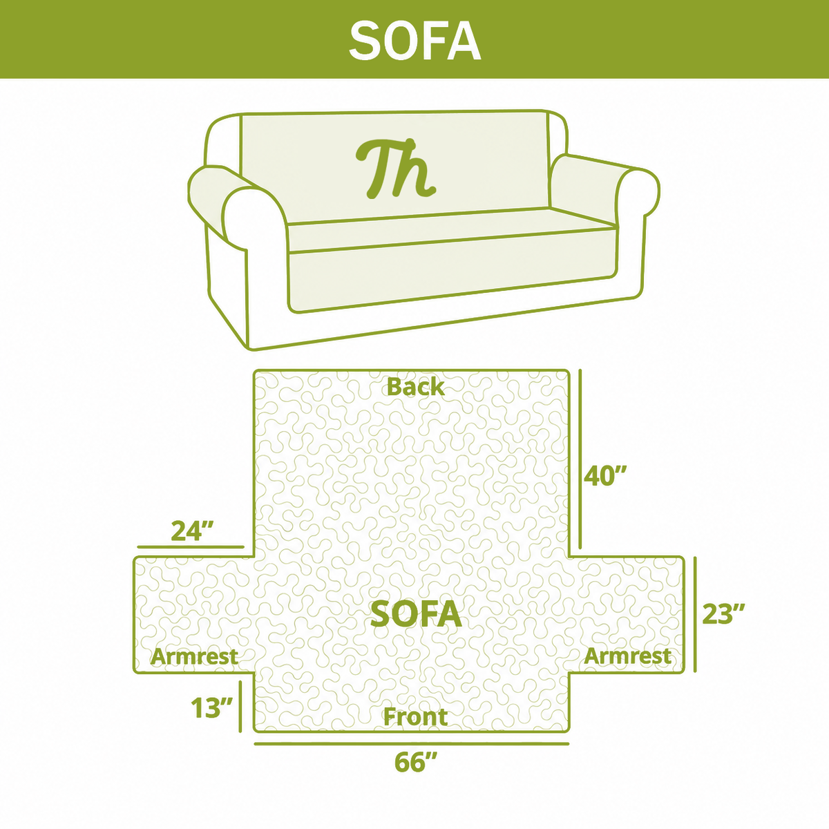 Deer Echo Quilted Sofa Cover NCU0DK10692
