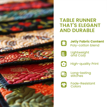 Blooming Colors Quilted Table Runner NCU0DK6306