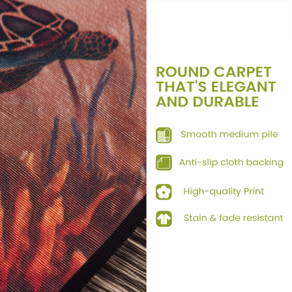 Marine Whisper Round Carpet NCU0PT9848