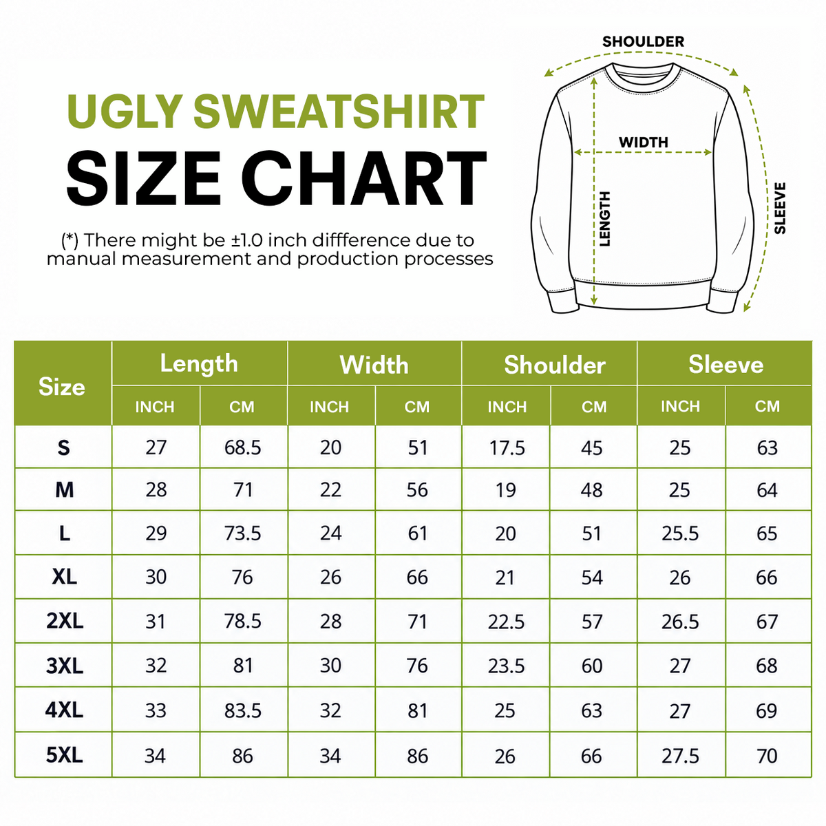 Claus Core Personalized Ugly Sweatshirt TZL0PT0223