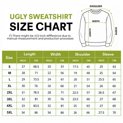 Claus Core Personalized Ugly Sweatshirt TZL0PT0223